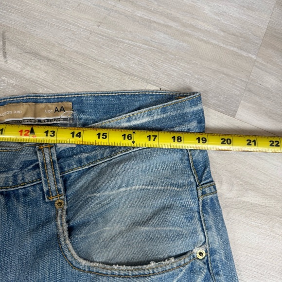 Vintage Y2K Pepe Jeans Medium Wash Baggy Loose Distressed Mens Size 36x31 Grunge - Picture 4 of 9